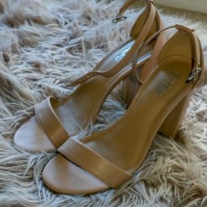 Nude strap sandles